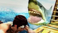 Game: Raft Shark Hunting