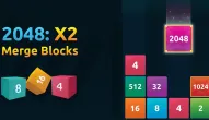 Game: 2048 X2 Merge Blocks