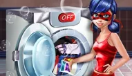 Гра: Ladybug Washing Costumes