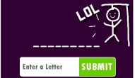 Game: Internet Hangman