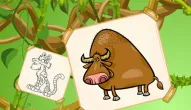 Game: Coloring book with animals